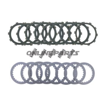 Kupplung Aramid EBC Lamellen + Federn+Scheiben