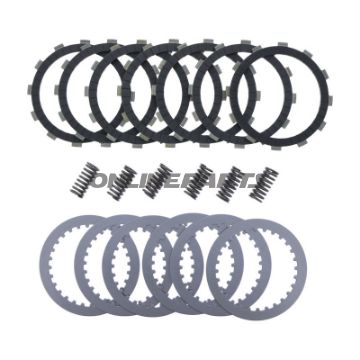 Kupplung Carbon EBC Lamellen + Federn+Scheiben