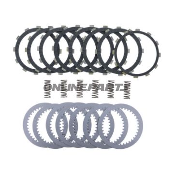 Kupplung Carbon EBC Lamellen + Federn+Scheiben