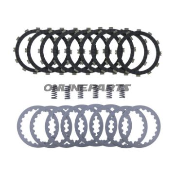 Kupplung Carbon EBC Lamellen + Federn+Scheiben