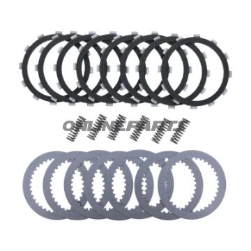 Kupplung Carbon EBC Lamellen + Federn+Scheiben