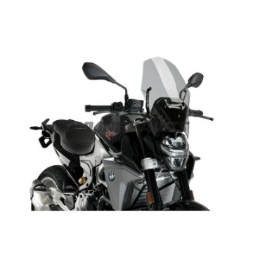 Touringscheibe New Generation Puig für Nakedbike rauchgrau