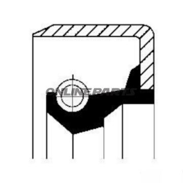 Wellendichtring 28X40X8MM