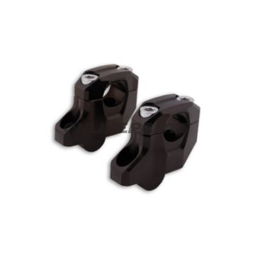 Styr fra LSL til 22 mm styr, sort, 25/17 mm