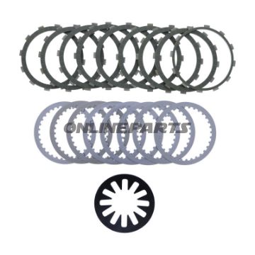 Kupplung Aramid EBC Lamellen + Federn+Scheiben
