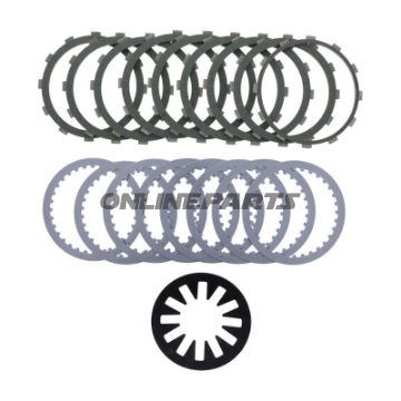 Kupplung Aramid EBC Lamellen + Federn+Scheiben