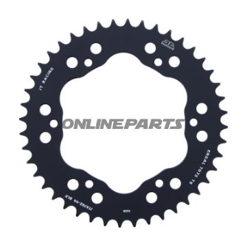 Alu-Kettenrad 44 Zähne Teilung 520 schwarz für Kettenradträger 7585029