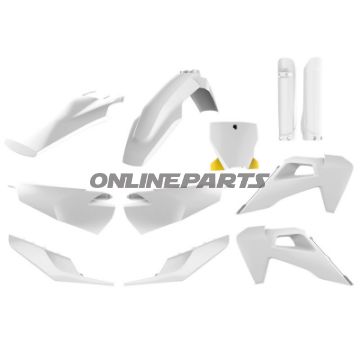 Plastikkit Polisport hvid/gul/blå 716.40.83