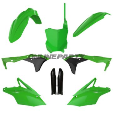 Plastikkit Polisport grøn/sort 716.40.87