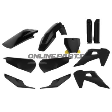 Plastikkit Polisport sort 716.40.98