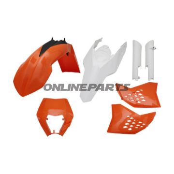 Plastikkit Polisport 716.41.17 orange/hvid