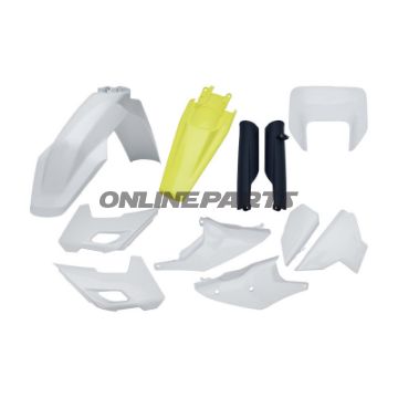 Plastikkit Polisport hvid/blå/gul 716.41.57