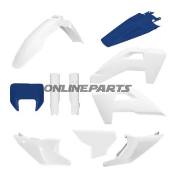 Plastikkit Polisport hvid/blå 716.41.60