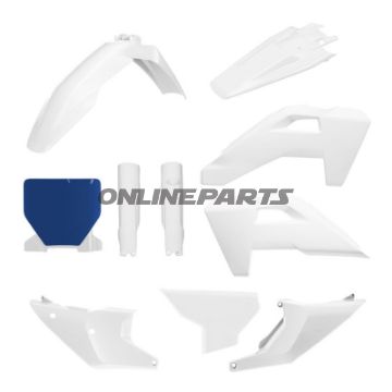 Plastikkit Polisport hvid/blå 716.41.65