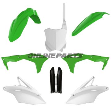 Polisport Plastiksatz 716.41.67 grün/schwarz/weiß
