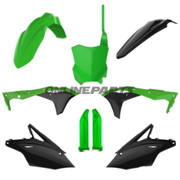 Plastikkit Polisport grøn/sort 716.41.68